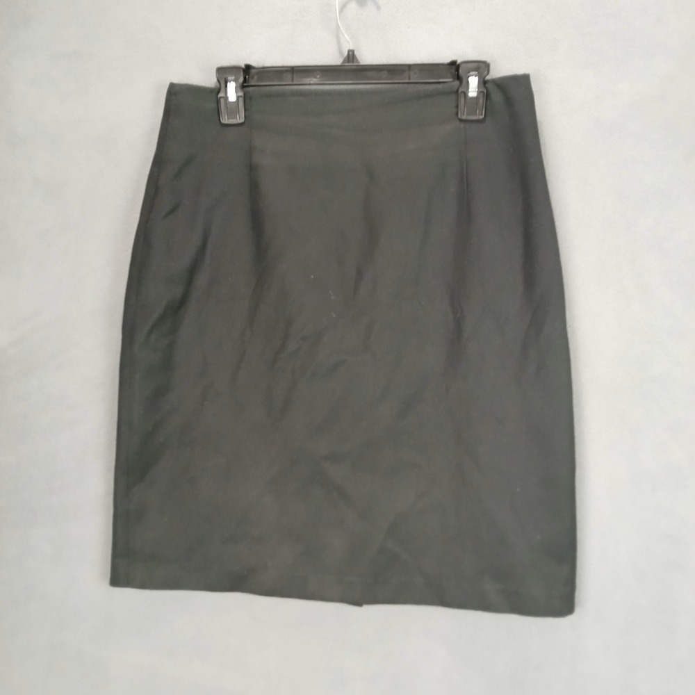 Brass Plum Nordstrom‎ Straight & Pencil Skirt Womens 13 Black Classic Career